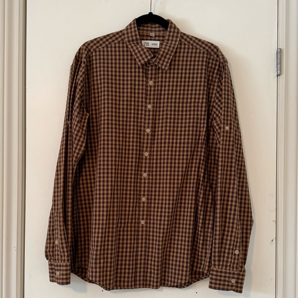 Frank + Oak checked button down